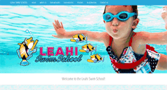 Desktop Screenshot of leahiswimschool.com